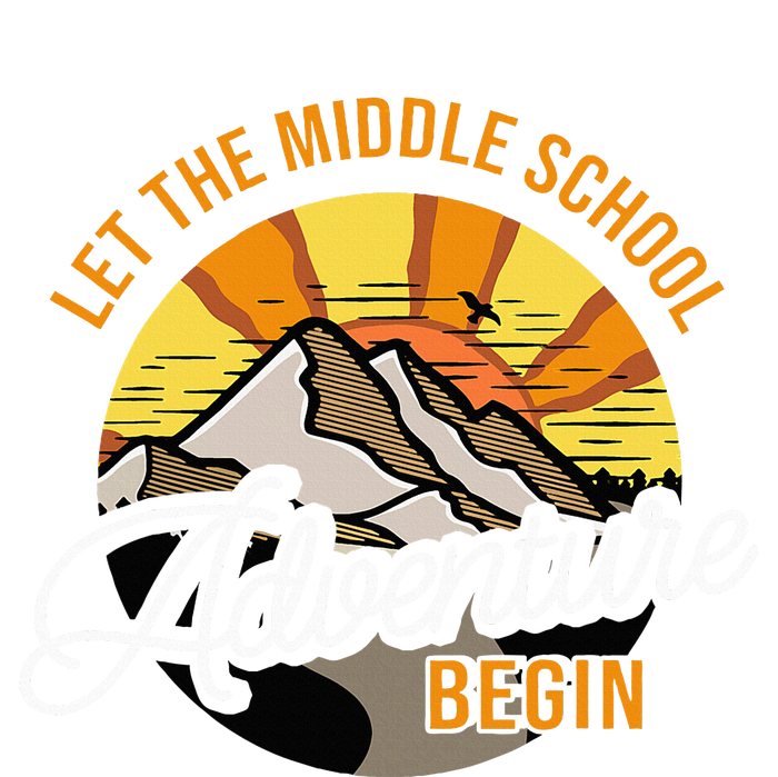 Let The Middle School Adventure Begin Middle School Teacher Ladies Essential Tank