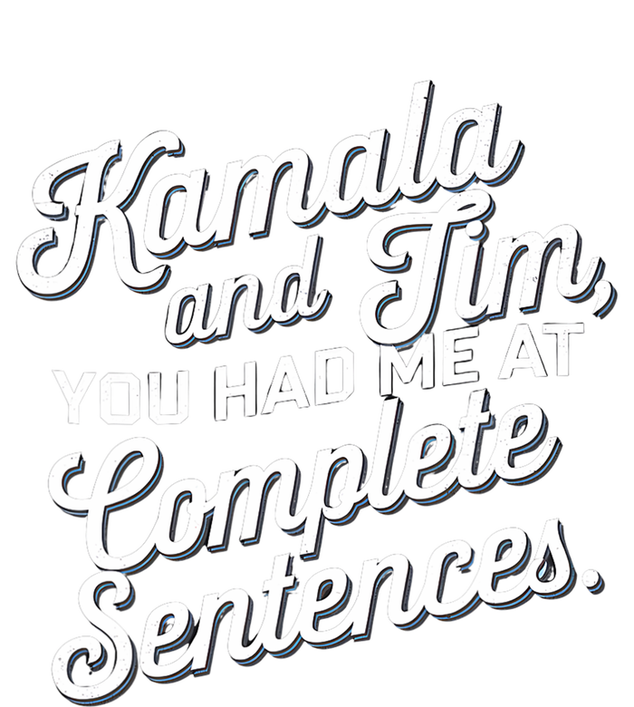 Kamala And Tim You Had Me At Complete Sentences Wool Snapback Cap