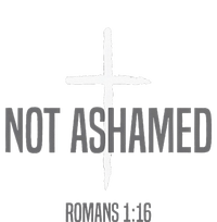 Not Ashamed Cross Inspirational Christian Religious Bible Women's Fleece Hoodie