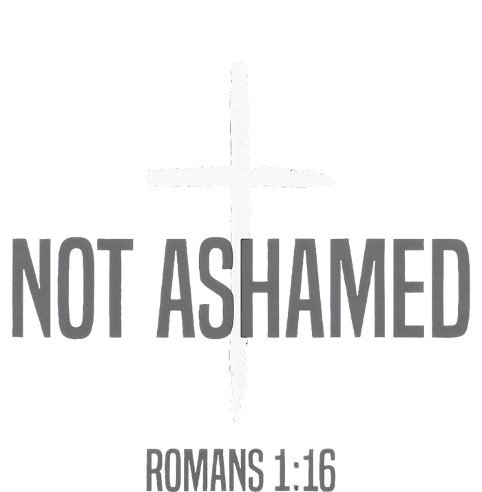 Not Ashamed Cross Inspirational Christian Religious Bible Women's Fleece Hoodie