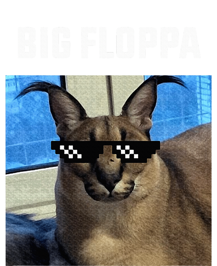 Big Floppa Meme Cat Women's Crop Top Tee