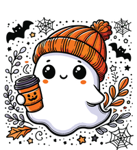 Cute Halloween For Women Halloween Ghost Coffee Women T-Shirt