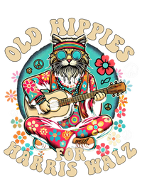 Kamala 2024 Cat Hippie Old Hippies For Harris Waltz 2024 T-Shirt