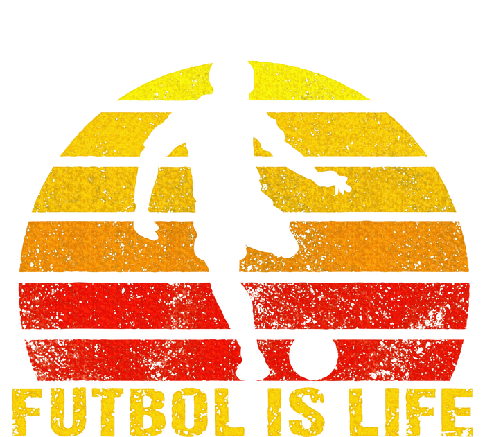 Futbol Is Life Vintage Soccer Player Sports Futbol T-Shirt