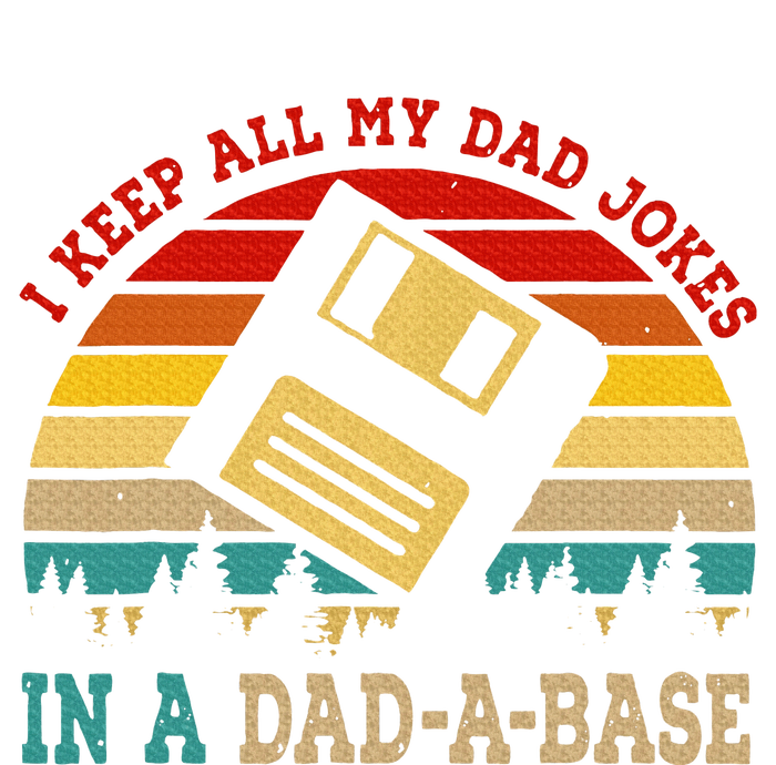 I Keep All My Dad Jokes In A Dad A Base Fathers Day Gift Sustainable Beanie