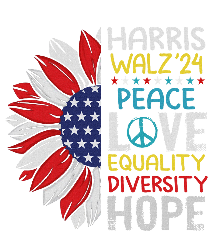 Kamala Harris Tim Walz 2024 Peace Lgbt Harris Walz Waltz USA-Made Doggie Bandana