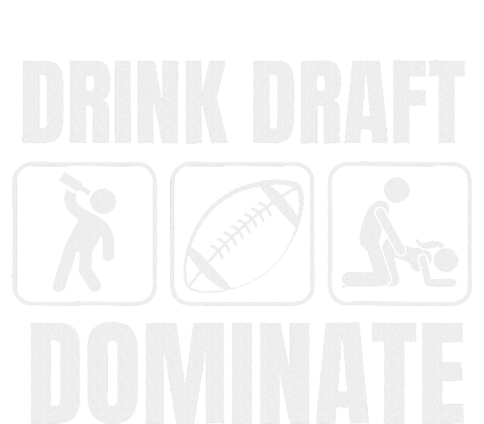 Funny Fantasy Football Drink Draft Dominate T-Shirt