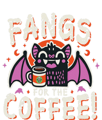 Cute Vampire Bat Fangs For The Coffee! Halloween Kids Long Sleeve Shirt