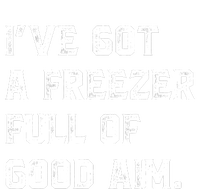 Ive Got A Freezer Full Of Good Aim Sarcastic Hunting Humor Sustainable Knit Beanie