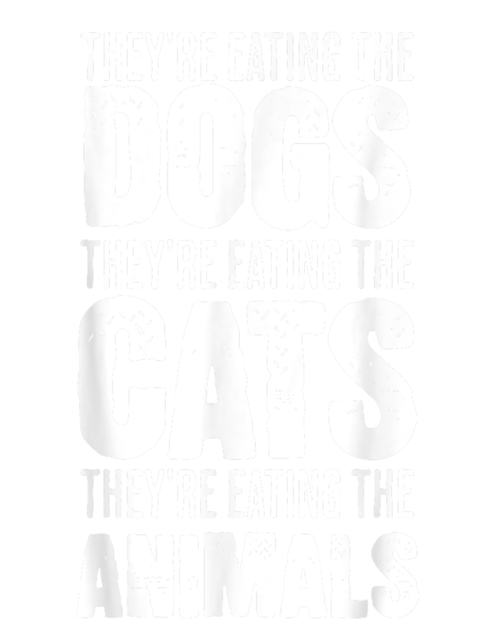 TheyRe Eating The Dogs TheyRe Eating The Cats And Animals Performance Fleece Hoodie