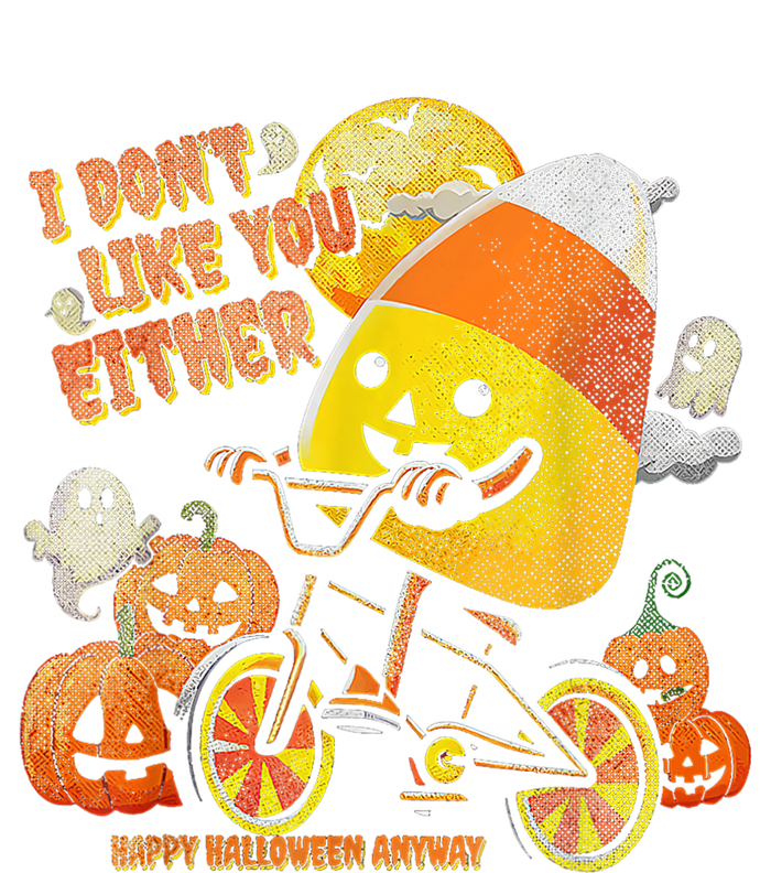 Halloween Costume Team Candy Corn I DonT Like You Either T-Shirt