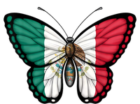 Mexican Independence Day Butterfly Doggie Tank