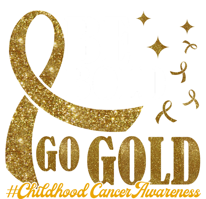 Be Bold Go Gold Childhood Cancer Awareness Womens California Wash Sweatshirt