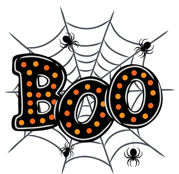 Halloween Boo Spider Web Spooky Season Tank Top