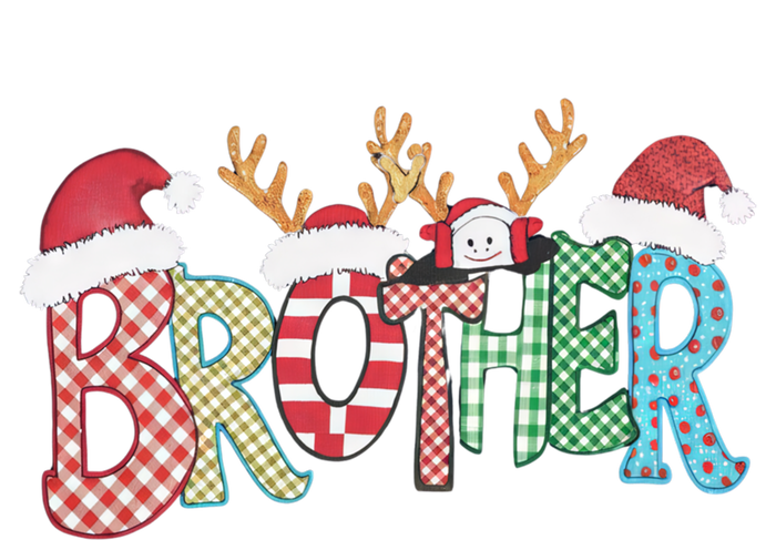 Brother Christmas Reindeer Santa Festive Design Funny Gift T-Shirt