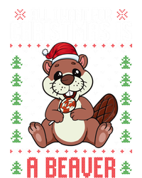 Christmas Beaver Ugly Xmas Sweater Christmas Beavers Lover Kids Sweatshirt