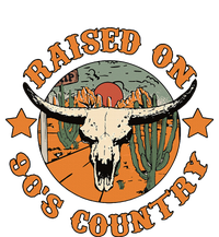 Raised On 90s Country Cow Skull Southern Western T-Shirt