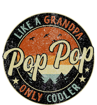 Pop Pop Like A Grandpa Only Cooler Vintage Retro Fathers Day Zip Tote Bag