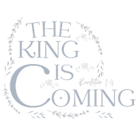 The King Is Coming Revelation 14 Christian Rapture Floral T-Shirt