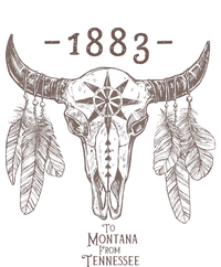 1883 Boho Cow Skull Cute Country Western Yellowstone Graphic T-Shirt