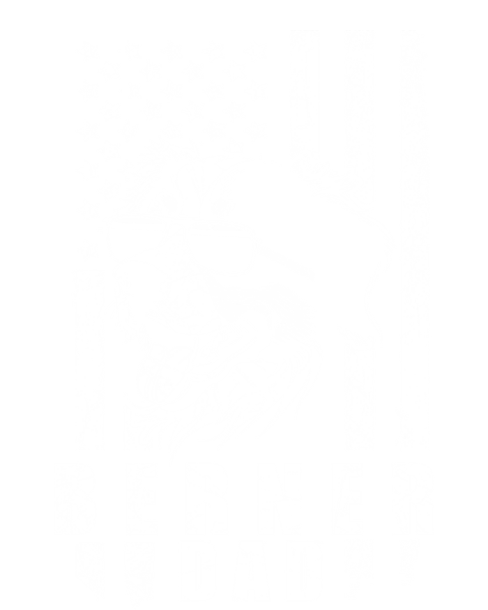 Berner Dog Dad American Flag Funny Gift For Best Father Daddy Great Gift Women's Long Sleeve Flannel Pajama Set 