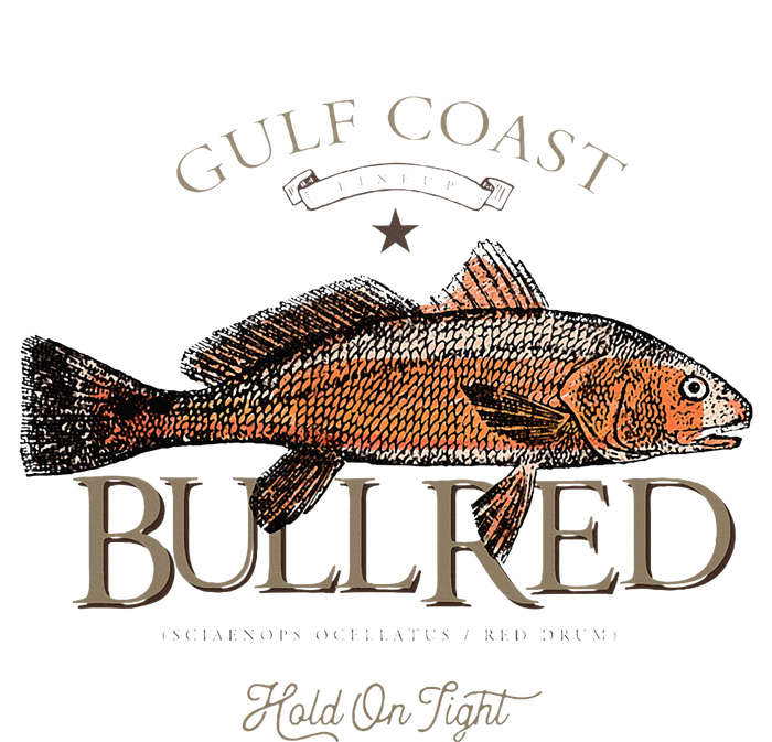 Fishing Gulf Red Drum Redfish Bull Red T-Shirt