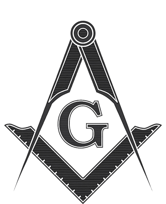 Black Freemason Square And Compass Master Mason T-Shirt