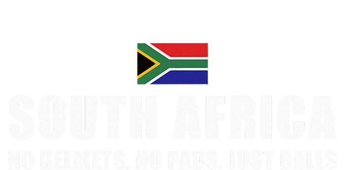 South Africa No Helmets No Pads Just Balls South Africa Rugb Full Zip Hoodie