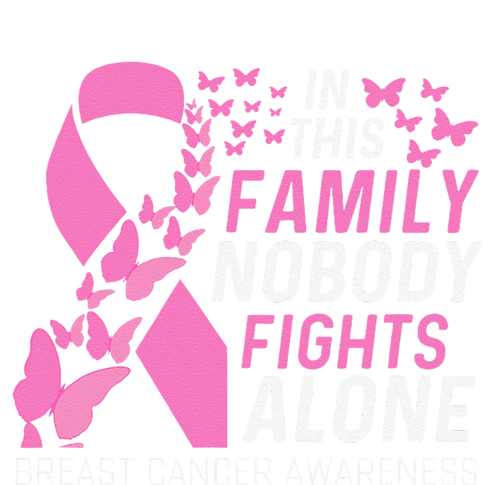 In This Family No Fighting Alone Breast Cancer Awareness Gift Mesh Reversible Basketball Jersey Tank