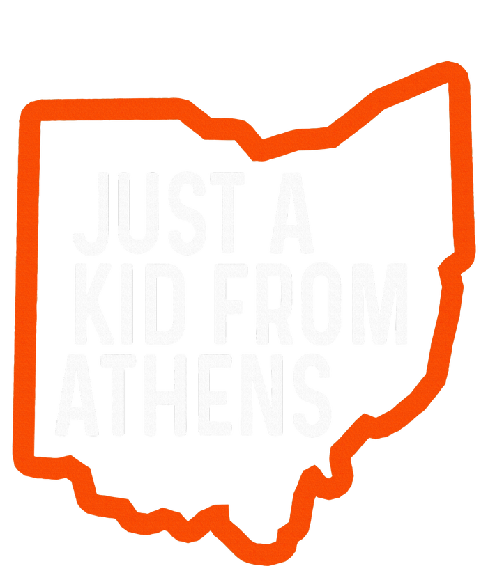 Just From Athens Ohio Cincinnati Burroh Orange Black T-Shirt