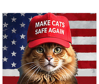 Make Cats Safe Again Gift Sustainable Bucket Hat