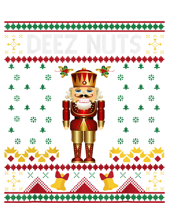 Deez Nuts Nutcracker Ugly Christmas Sweater Women's T-Shirt