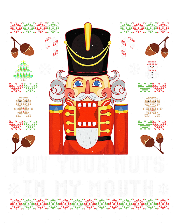 Ugly Christmas Put Your Nuts In My Mouth Nutcracker Kids T-Shirt