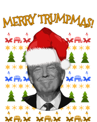 Donald Trump Gift Santa Ugly Christmas Merry Trumpmas Gift T-Shirt