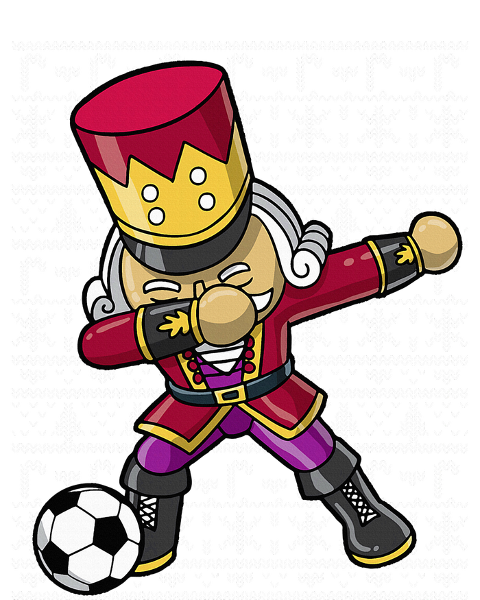 Christmas Dabbing Nutcracker Soccer Player Coach T-Shirt