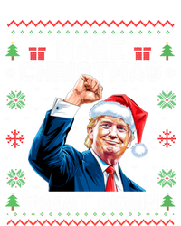 Make Christmas Great Again Funny Trump Ugly Christmas 2024 Gift Tie-Dye T-Shirt