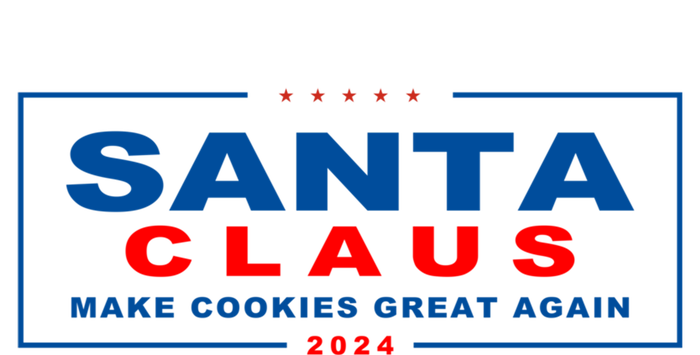 Santa Claus Make Cookies Great Again Funny Trump Lover Xmas Gift T-Shirt