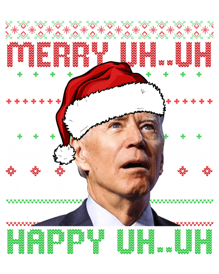 Santa Joe Biden Merry Uh Uh Christmas Ugly Cool Gift Ladies Essential Tank