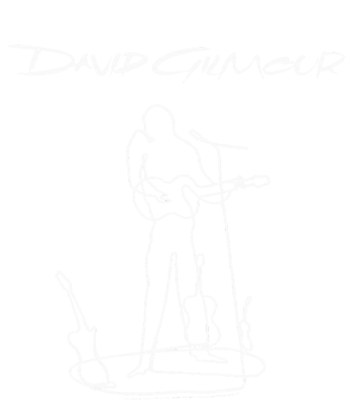 D.A.V.I.D G.I.L.M.O.U.R On An Island Lineart Cooling Performance Crew T-Shirt