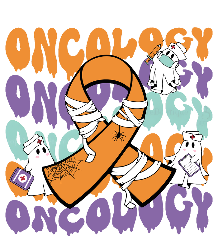 Oncology Nurse Ghost Halloween Toddler Sweatshirt