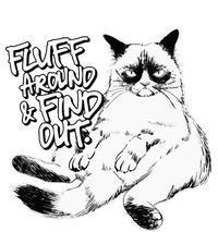 Funny Fluff Around And Find Out Grumpy Kitty Sarcastic Cat Tote Bag