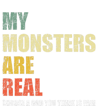 My Monsters Are Real Flat Bill Trucker Hat