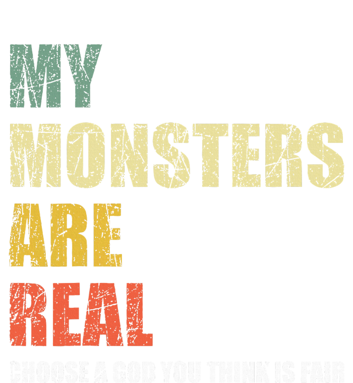 My Monsters Are Real Flat Bill Trucker Hat