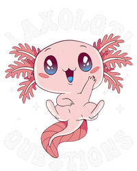 Kawaii I Axolotl Questions Funny Axolotl Lover Cute Axolotl Tall Long Sleeve T-Shirt