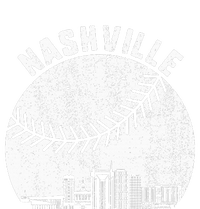 Nashville Skyline Baseball Fan Vintage Nashville Baseball Women's Perfect Tri Tunic Long Sleeve Shirt