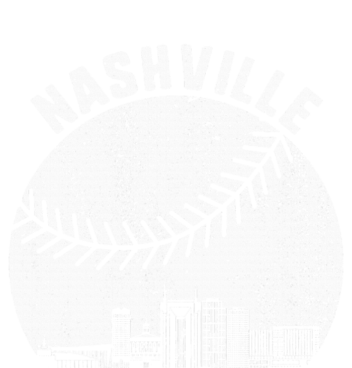 Nashville Skyline Baseball Fan Vintage Nashville Baseball Women's Perfect Tri Tunic Long Sleeve Shirt