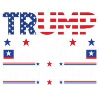 Trump 2024 Drill Drill Us Flag Republican 4th Of July Gift Baby Bodysuit