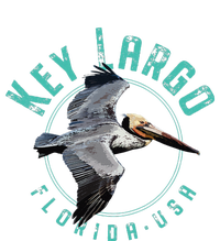 Key Largo Florida Pelican Design T-Shirt