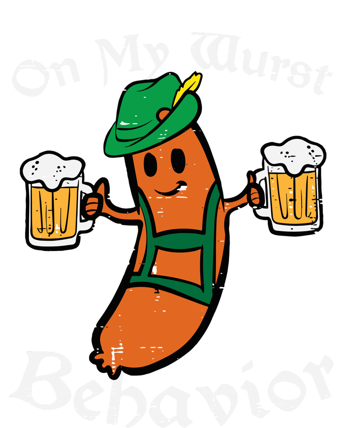 On My Wurst Behavior  Oktoberfest Beer Festival T-Shirt