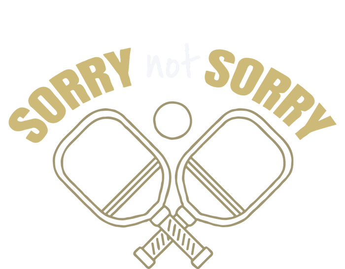 Sorry Not Sorry Pickleball Performance Fleece Hoodie